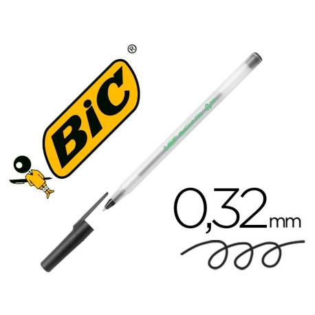 Boligrafo Bic ECOlutions Round Stic Negro 0,4 mm