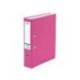 Archivador de palanca Elba Carton forrado PVC Folio Lomo de 80 mm color Rosa