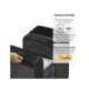 DESTRUCTORA DE DOCUMENTOS FELLOWES LX211 CAPACIDAD DE 12 HOJAS SEGURIDAD P5 NEGRA PAPELERA 23 L GRAPAS