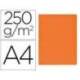Subcarpeta Gio DIN A4 250 gr Cartulina color naranja