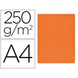 Subcarpeta Gio DIN A4 250 gr Cartulina color naranja