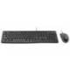 Set teclado + raton con cable Logitech color Negro