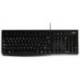 Teclado multimedia cable Logitech K120 1,5 m color Negro