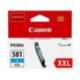 Cartucho Canon 581 XXL Pixma color Cian 1995C001