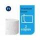PAPEL HIGIENICO TORK JUMBO SUAVE 2 CAPAS 360 MT PARA DISPENSADOR T1 PAQUETE DE 6 ROLLOS