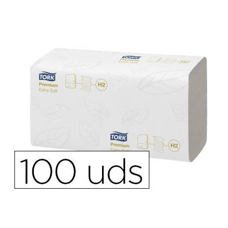 Toalla de papel secamanos Tork Xpress de 34x21,2 cm