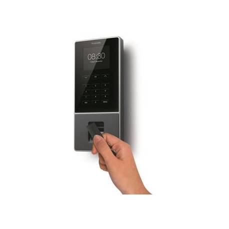CONTROLADOR DE PRESENCIA SAFESCAN TM-626 CON CODIGO PIN TARJETA RFID O HUELLA DACTILAR HASTA 200 USUARIOS