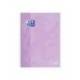 CUADERNO ESPIRAL OXFORD DIN A4+ 80 HOJAS CUADRO 5 MM CON MARGEN MALVA PASTEL
