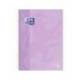 CUADERNO ESPIRAL OXFORD DIN A4+ 80 HOJAS CUADRO 5 MM CON MARGEN MALVA PASTEL