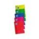 Bloc marca Oxford Folio Cuadricula 4 mm 80 hojas Pack de 5 unidades COLORES SURTIDOS