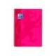 Bloc Oxford Folio School Classic Cuadricula 4 mm 80 hojas color Fucsia