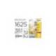 Etiqueta adhesiva Avery 38,1x21,2 mm Amarillo fluorescente Removible caja 1625 unidades