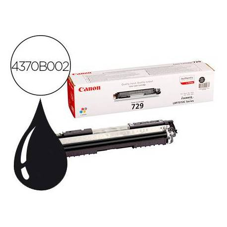 Toner Canon 729 BK color Negro 4370B002