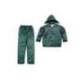 CONJUNTO DE LLUVIA DELTAPLUS 400 POLIESTER/PVC VERDE TALLA L