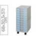 Archivador movil Clen metalico 10 cajones color Gris