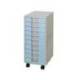 Archivador movil Clen metalico 10 cajones color Gris