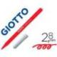 Rotulador Giotto Turbo Punta Media Lavable Color Rojo