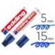 Rotulador Permanente Edding 850 Color Azul Punta Biselada