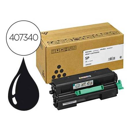 Toner Ricoh Aficio SP 3600DN, 3600SF, 3610SDF color negro 407340