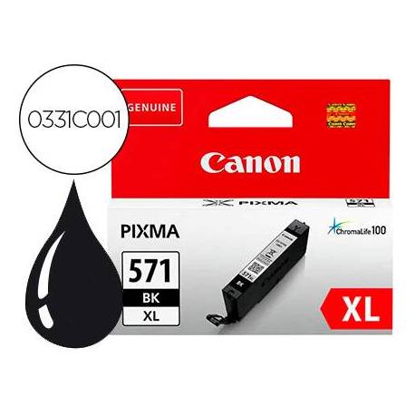 Ink-jet Canon CLI-571XL color negro 0331C001