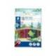 Lapices de colores Staedtler Wopex ecológicos caja de 18 colores largos