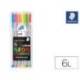 Rotulador Staedtler Triplus Neon estuche de 6 colores surtidos