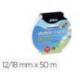 Cinta adhesiva doble cara marca Plico 12/18 mm x 50m Uso facil