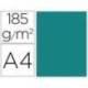 Cartulina Gvarro color verde menta A4 185 g/m2 Paquete de 50