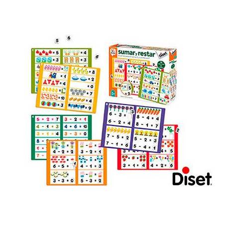 Juego didáctico a partir de 5 años Sumar y restar Diset