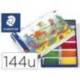 Rotuladores Staedtler Jumbo Punta Gruesa 3 mm de Colores Surtidos Caja de 144 unidades