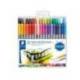 Rotulador Staedtler 3200 Doble Punta Fibra de Colores Surtidos Estuche de 72 unidades