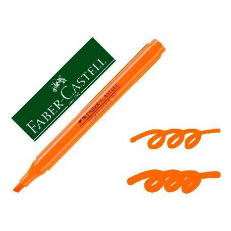 Rotulador Faber Castell fluorescente Textliner 38 naranja
