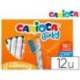 Rotulador Carioca Baby Punta Gruesa Lavables de Colores Surtidos Caja de 12 unidades