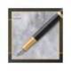 Pluma Parker PK IM GT Premium Plumin Fino Lacado Color Negro Adornos Dorados