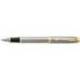 Pluma Parker PK IM GT Plumin Fino de Acabado Metal Cepillado