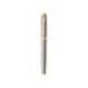 Pluma Parker PK IM GT Plumin Fino de Acabado Metal Cepillado