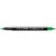Rotulador Lyra aqua brush acuarelable doble punta fina y pincel verde