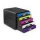 Fichero cajones CEP para 5 cajones color Multicolor/Negro Flashy