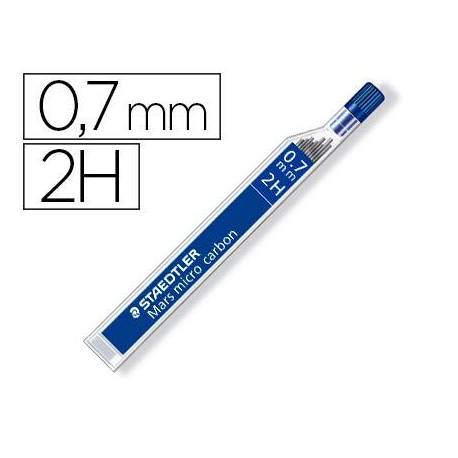 Minas Staedtler Mars Micro 0,7 mm 2H grafito Tubo con 12 unidades