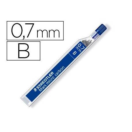 Minas Staedtler Mars Micro 0,7 mm B grafito Tubo con 12 unidades