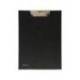 Portanotas plastico folio con pinza superior Pardo negro