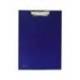 Portanotas plastico folio con pinza superior Pardo azul