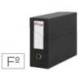Archivador con tapa Pardo Folio color Negro 390x270x115 mm