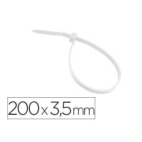 Bridas 3M para exterior color blanca 200x3,5 mm