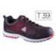 Zapatos de seguridad de Poliuretano marca DeltaPlus Negro y Rojo talla 39