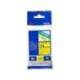 Cinta Brother TZE-651 24mm (ancho) x 8m (largo) laminada amarillo/negro