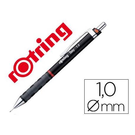 Portaminas Rotring Tikky trazo de 1 mm Negro