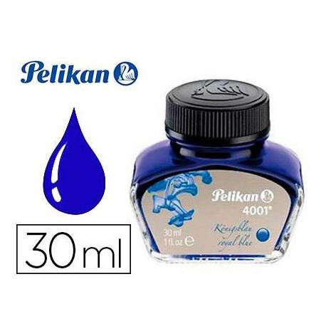 TINTA ESTILOGRAFICA PELIKAN 4001 AZUL REAL FRASCO 30 ML