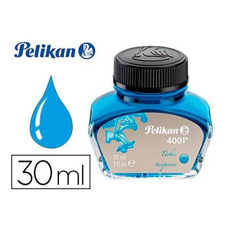 TINTA ESTILOGRAFICA PELIKAN 4001 TURQUESA FRASCO 30 ML