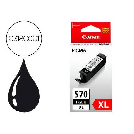 Cartucho Canon PGI-570PGBK XL color Negro 0318C001